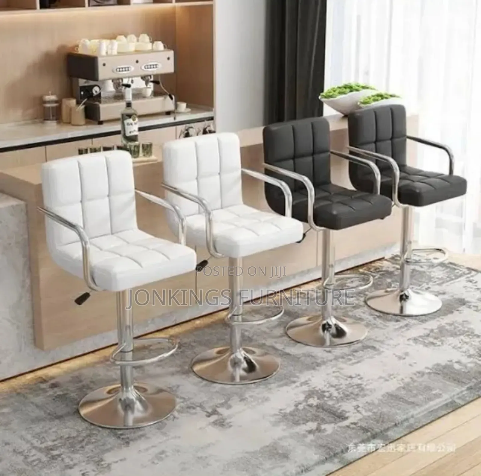 Modern Height Adjustable Bar Stool