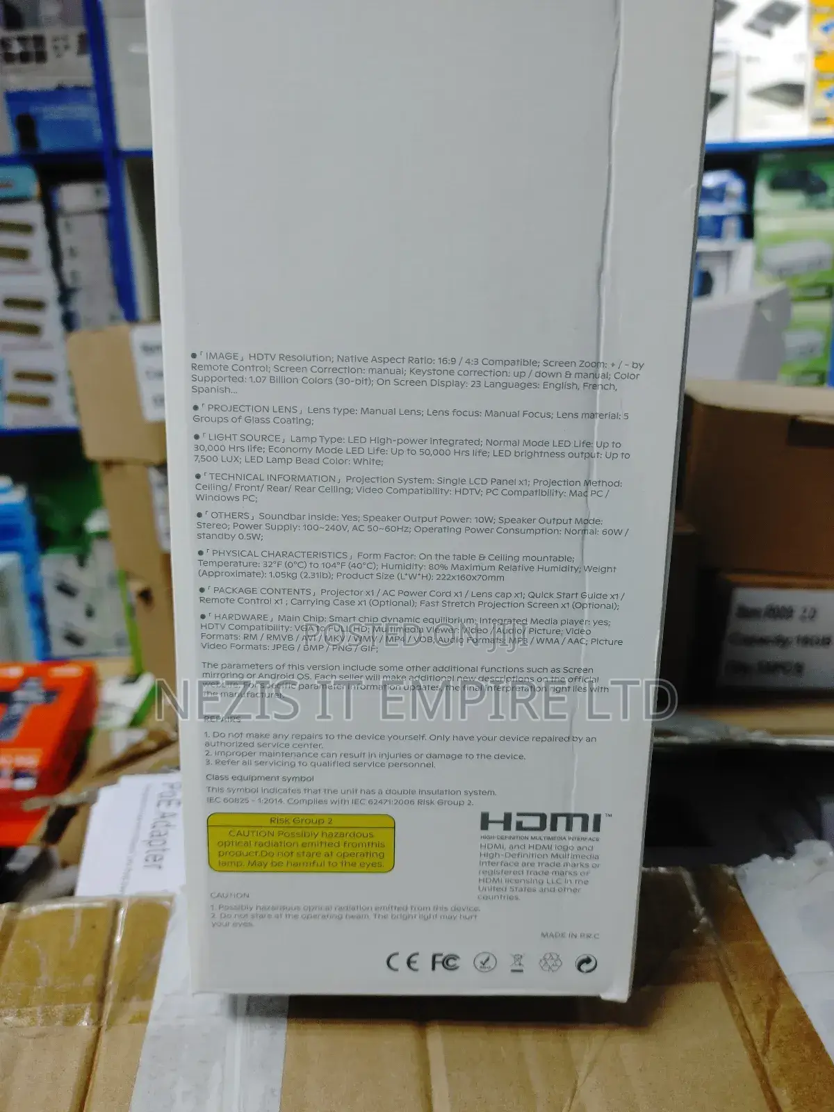 Vivi Bright F10 Projector 2800 Lumens