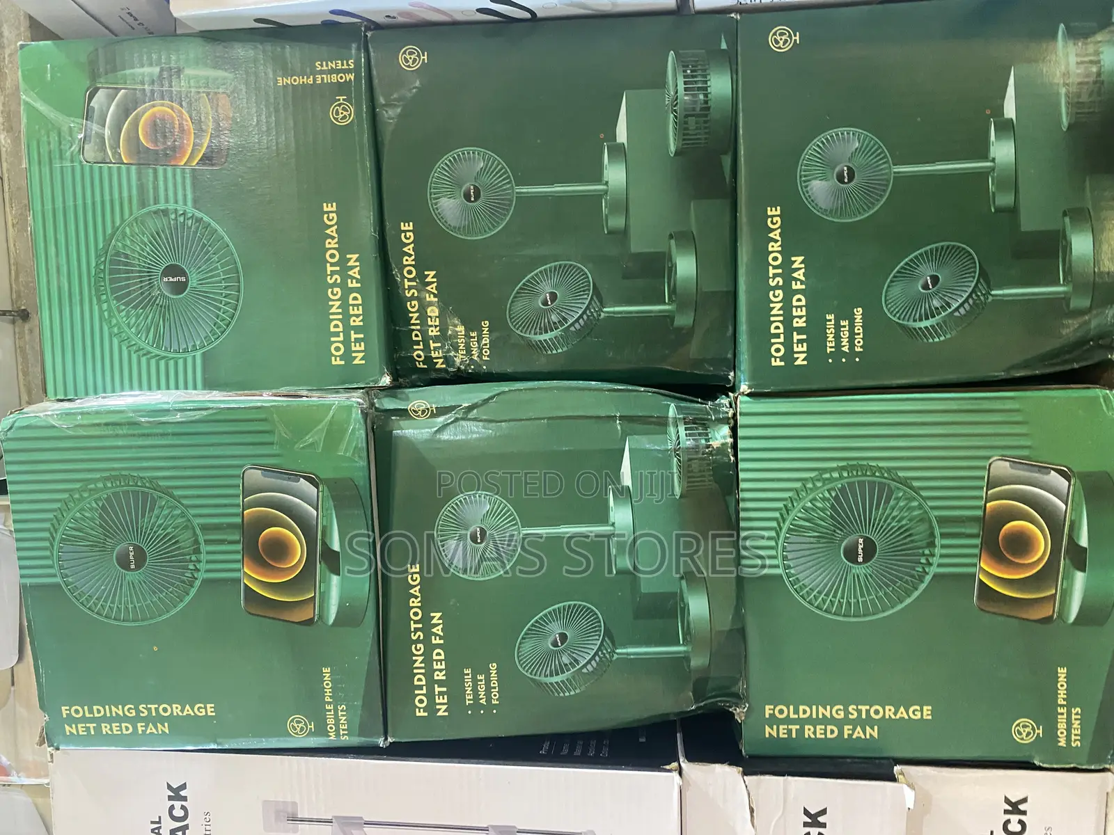 Rechargeable Folding Storage Fan