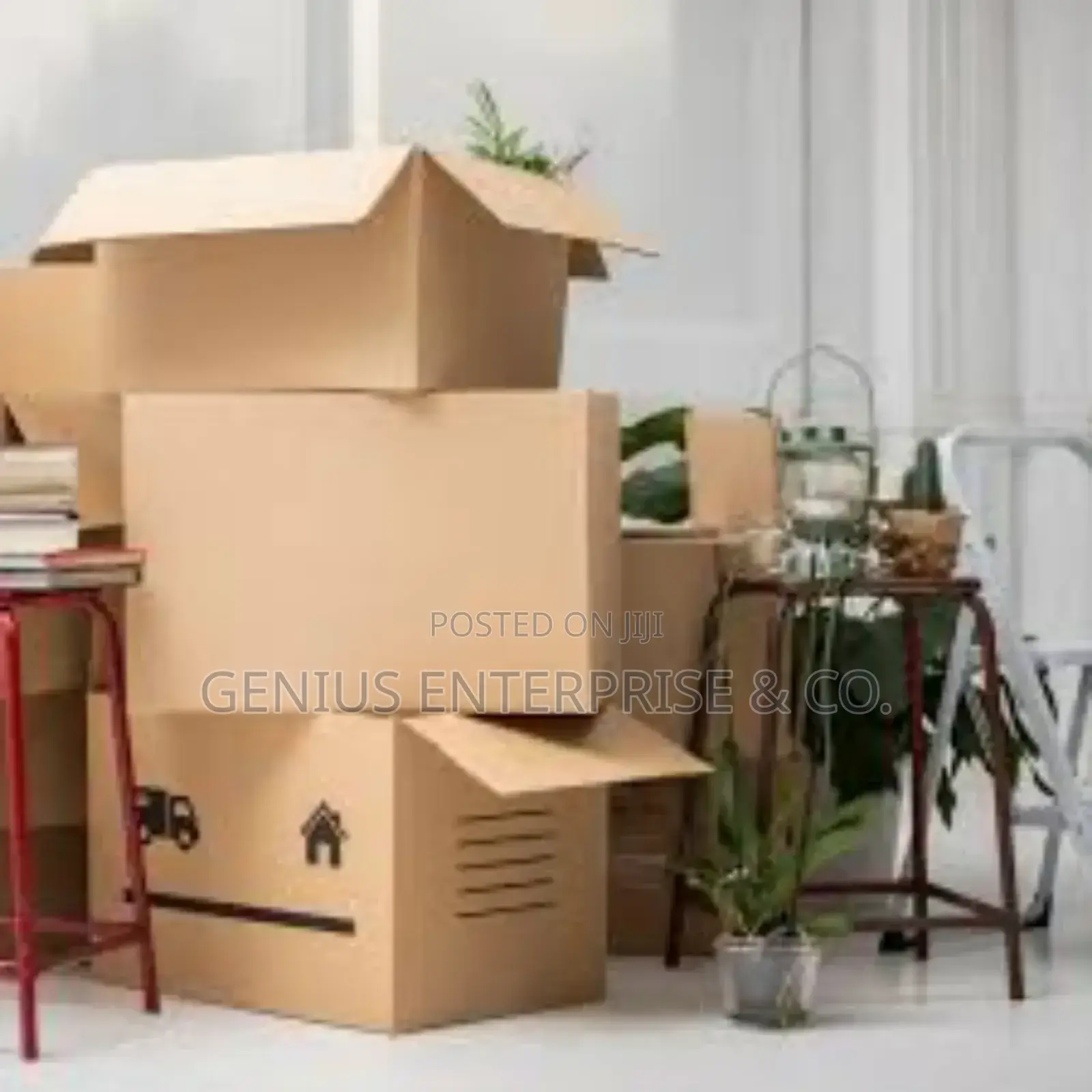 House Property Relocation Brown Carton Boxes