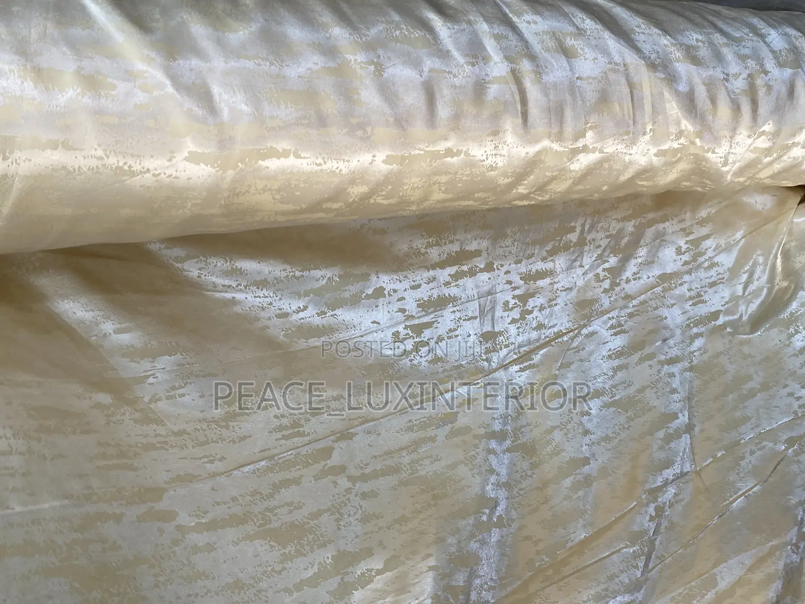 Cream Curtain Fabric