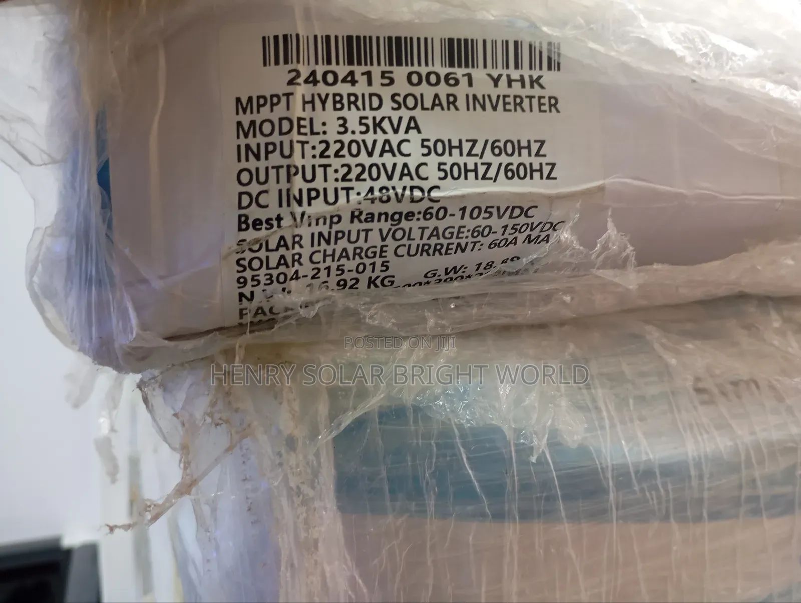 Yohaco 3.5kva 48v Hibrid Inverter