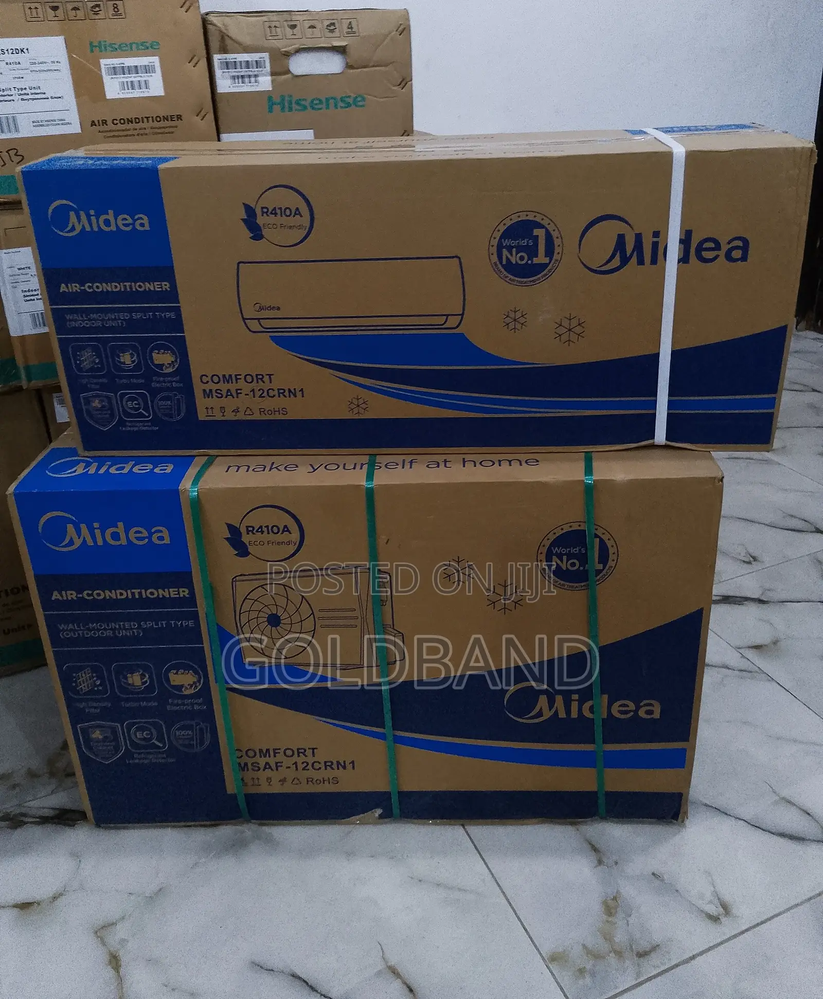 1.5hp Midea Dual Non-Inverter Moden Design AC