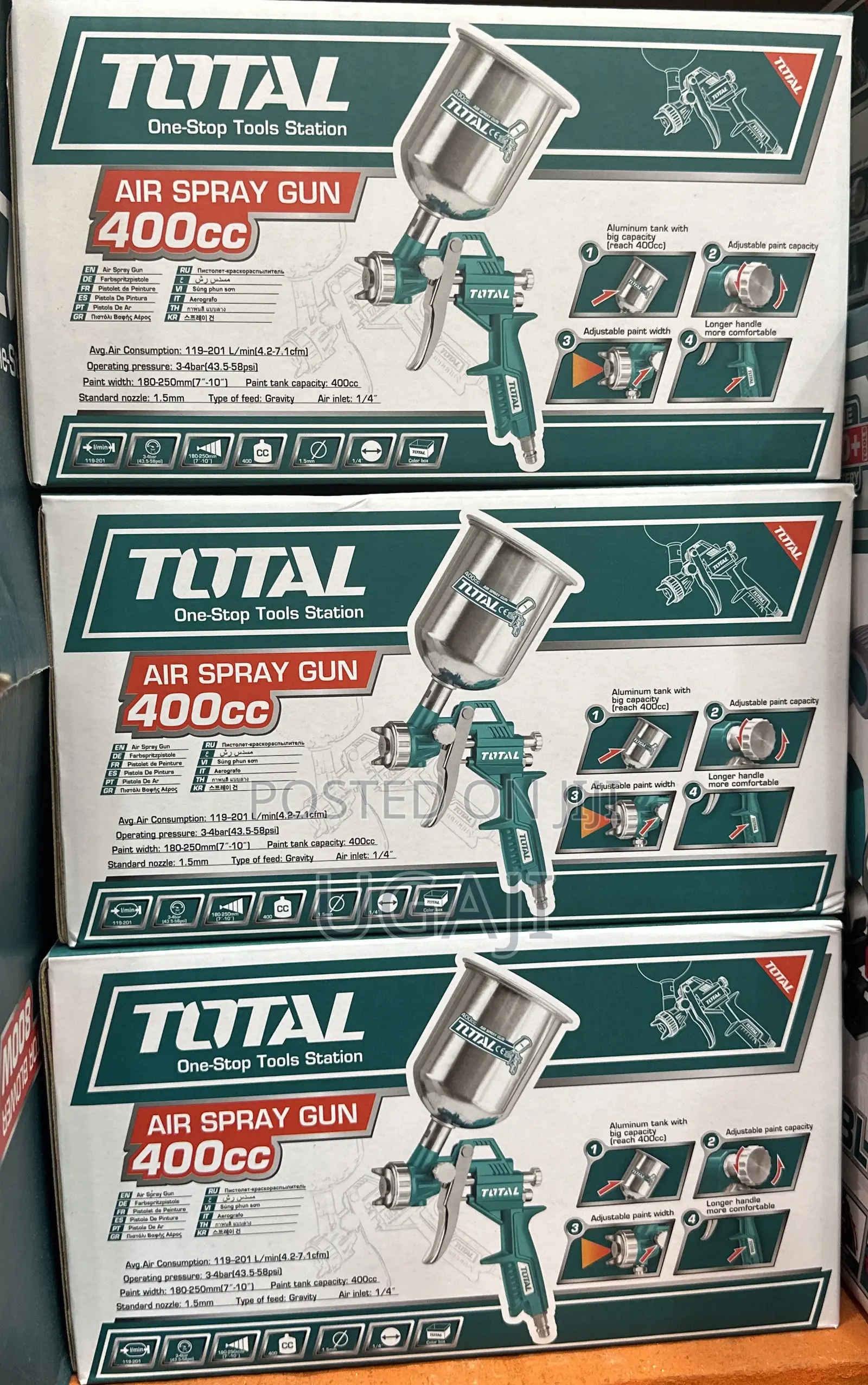 Total Air Spray Gun 400cc