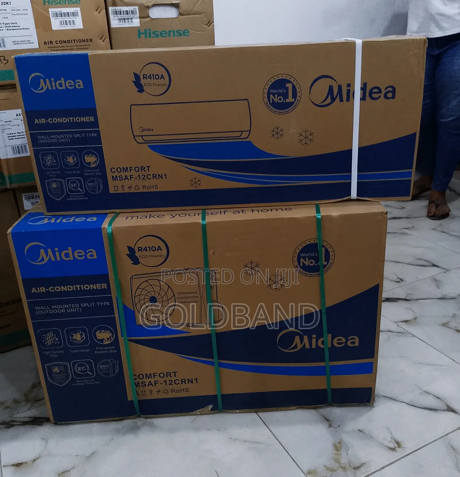 1.5hp Midea Dual Non-Inverter Eco-Friendly Cooling AC