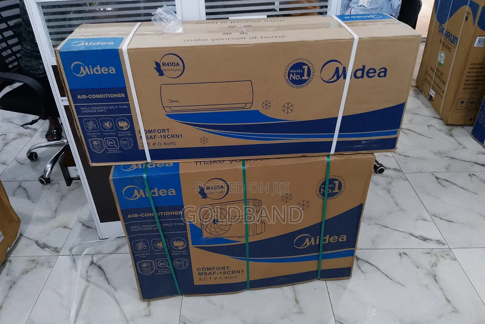 1.5hp Midea Dual Non-Inverter AC With Remote Control