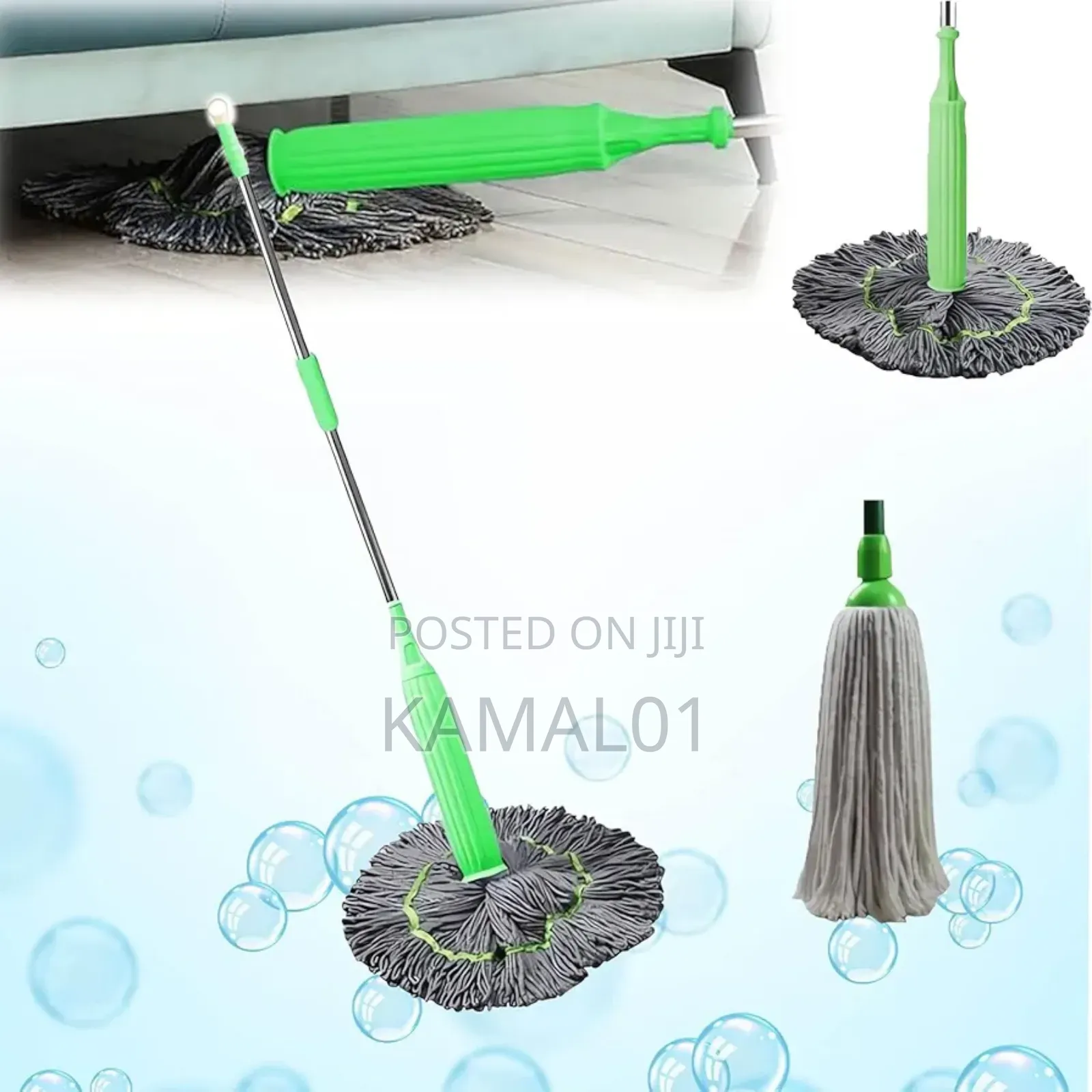 2 in 1 Dehydrated Mop, Self-Wringing Floor Mop
