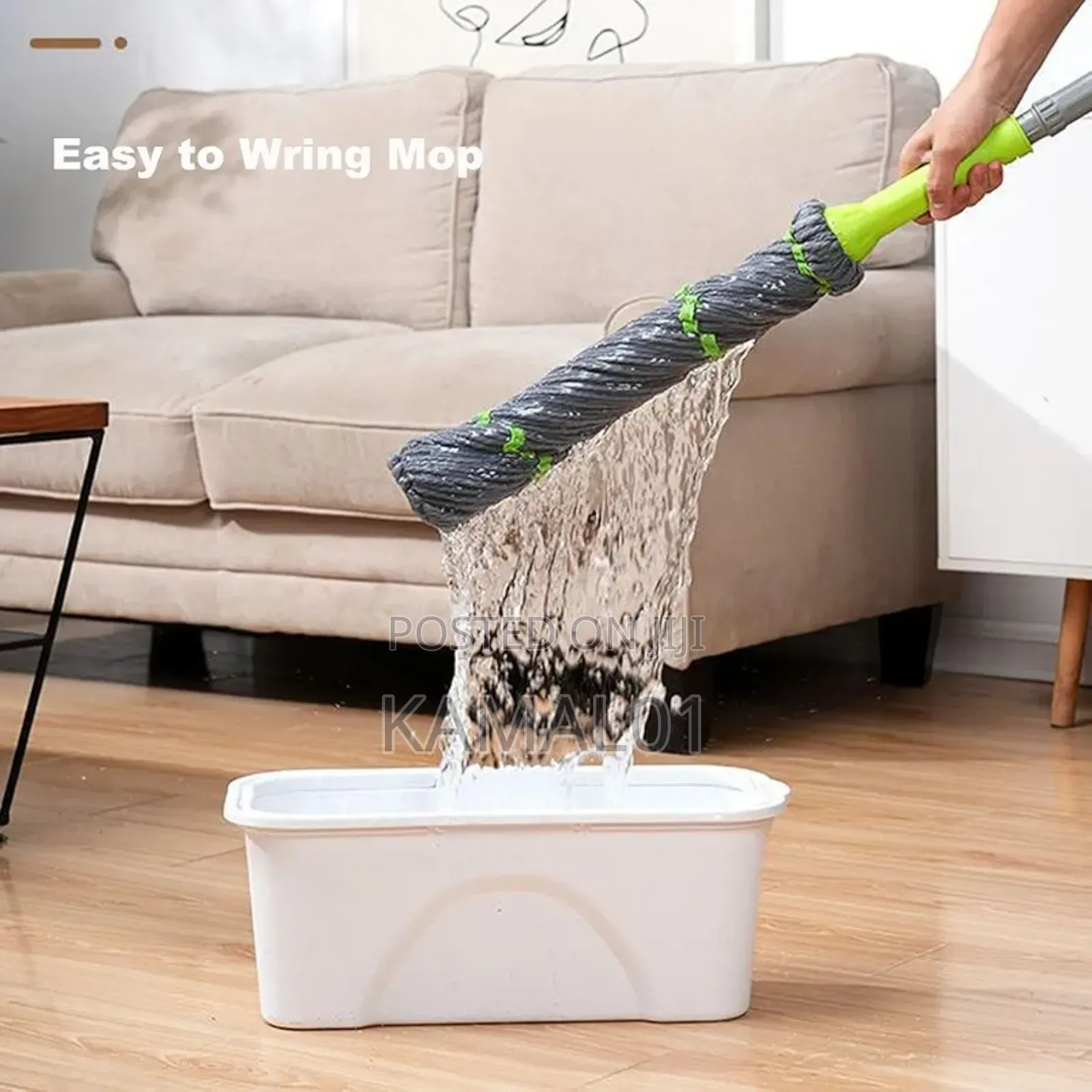 2 in 1 Dehydrated Mop, Self-Wringing Floor Mop