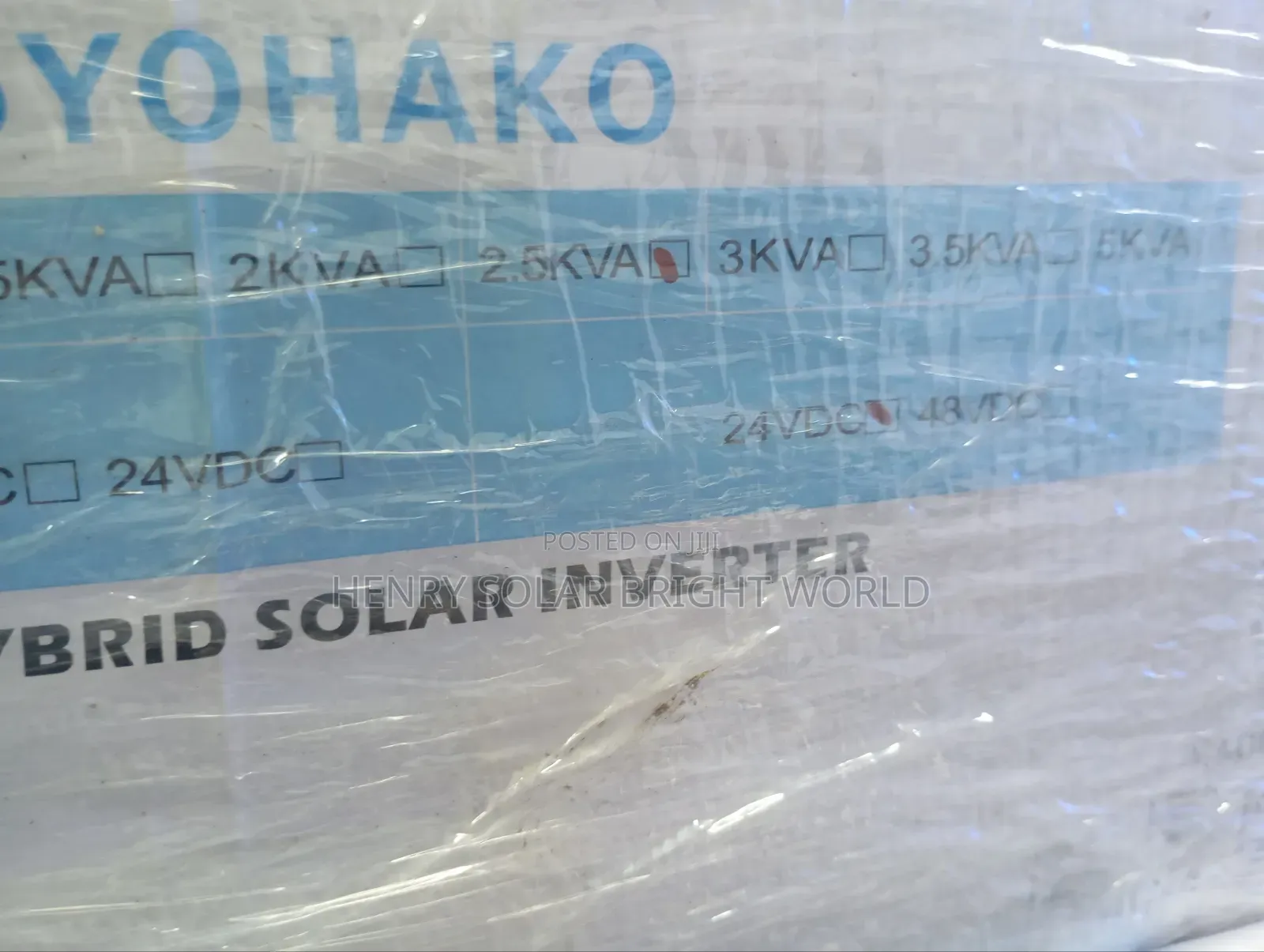 Yohaco 2.5kva 24V Hibrid Inverter