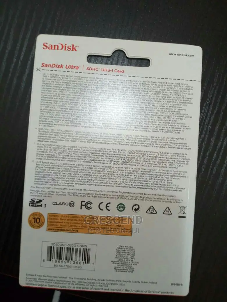 32gb Sd Card for Camera