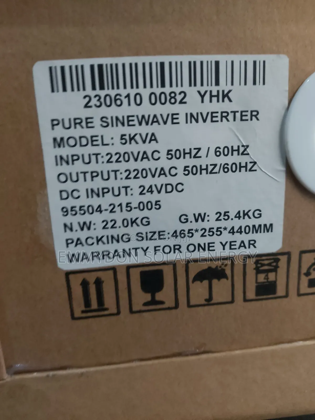 Original Yohako 5kva 24V Non Hybrid