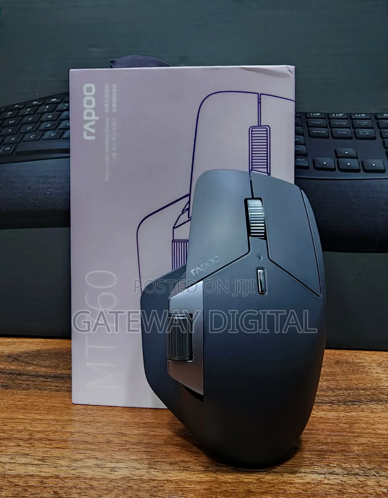 Rapoo MT760L Wireless Bluetooth Mouse, Ergonomic Design