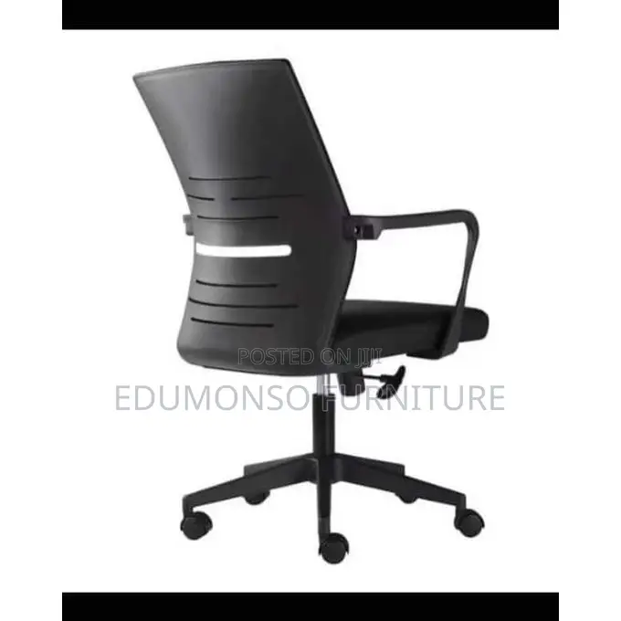 Mid -Back Mesh Ergonomic Swivel Chair With Lumber Support
