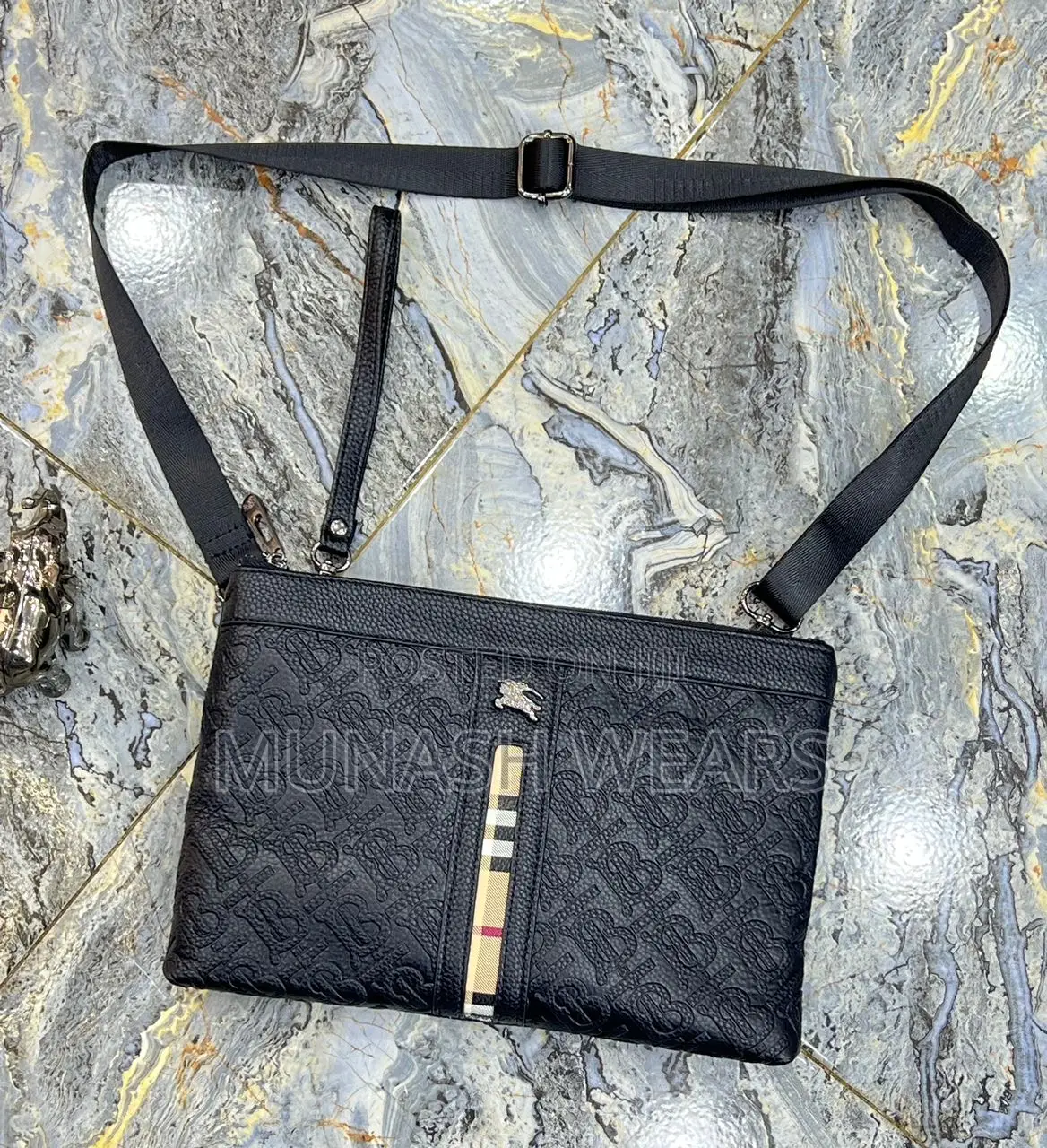 Original Leather Bag Crossbag and Armpit Purse 2 in 1