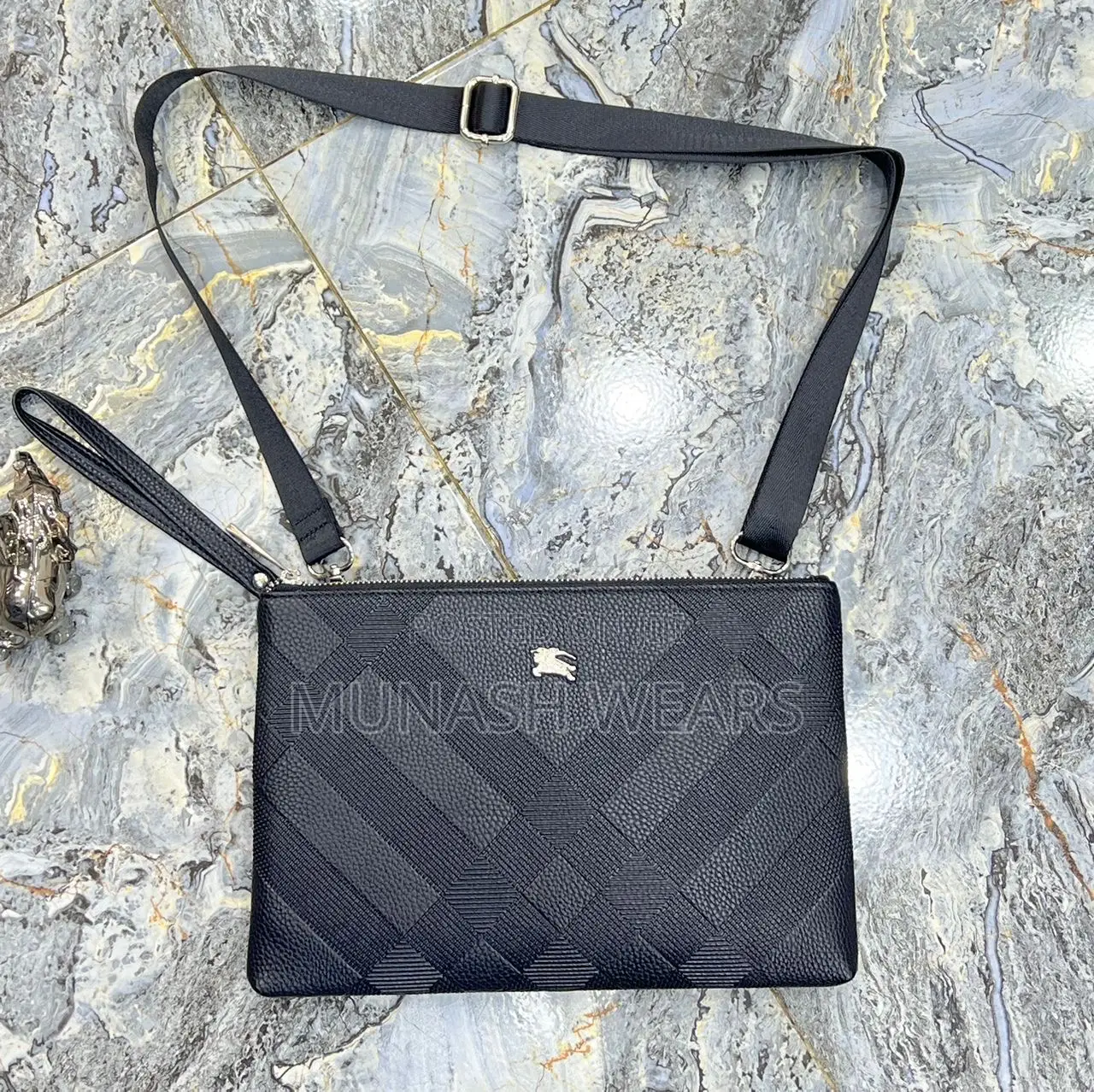 Original Leather Bag Crossbag and Armpit Purse 2 in 1