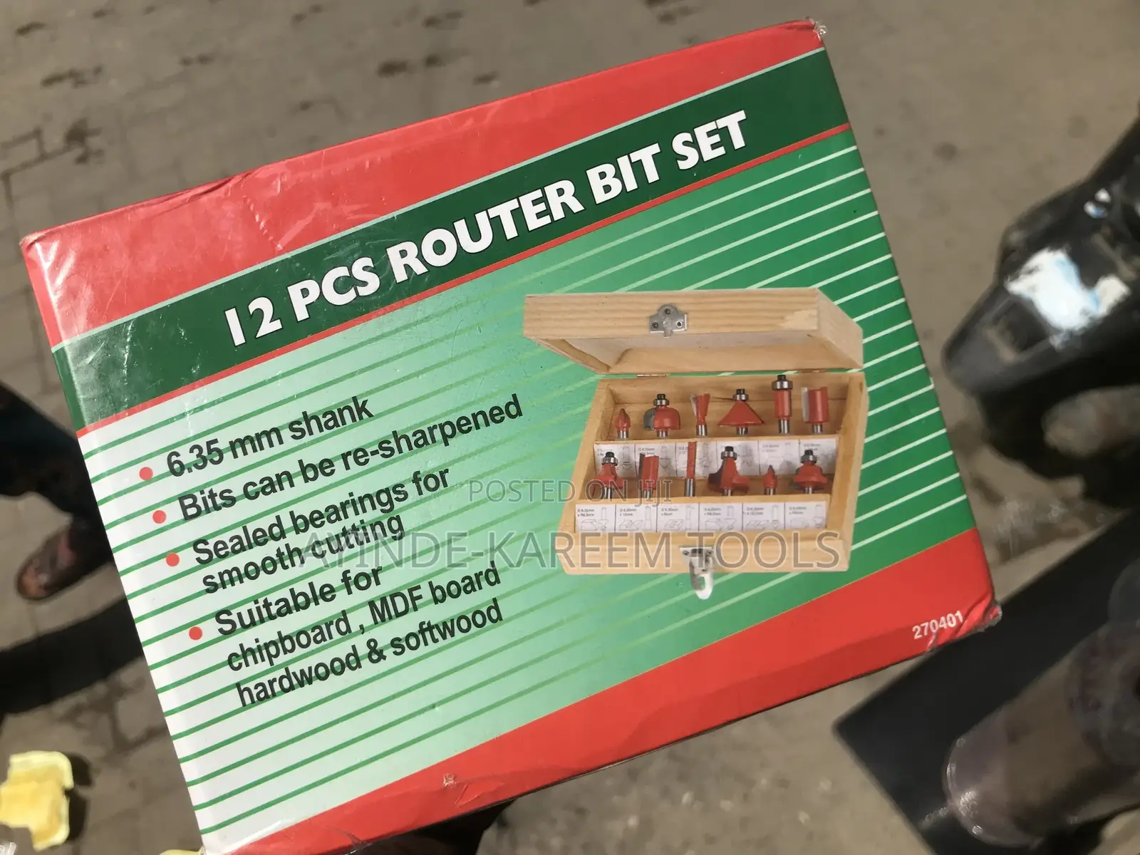 12 PCS Router Bit Set(6mm)