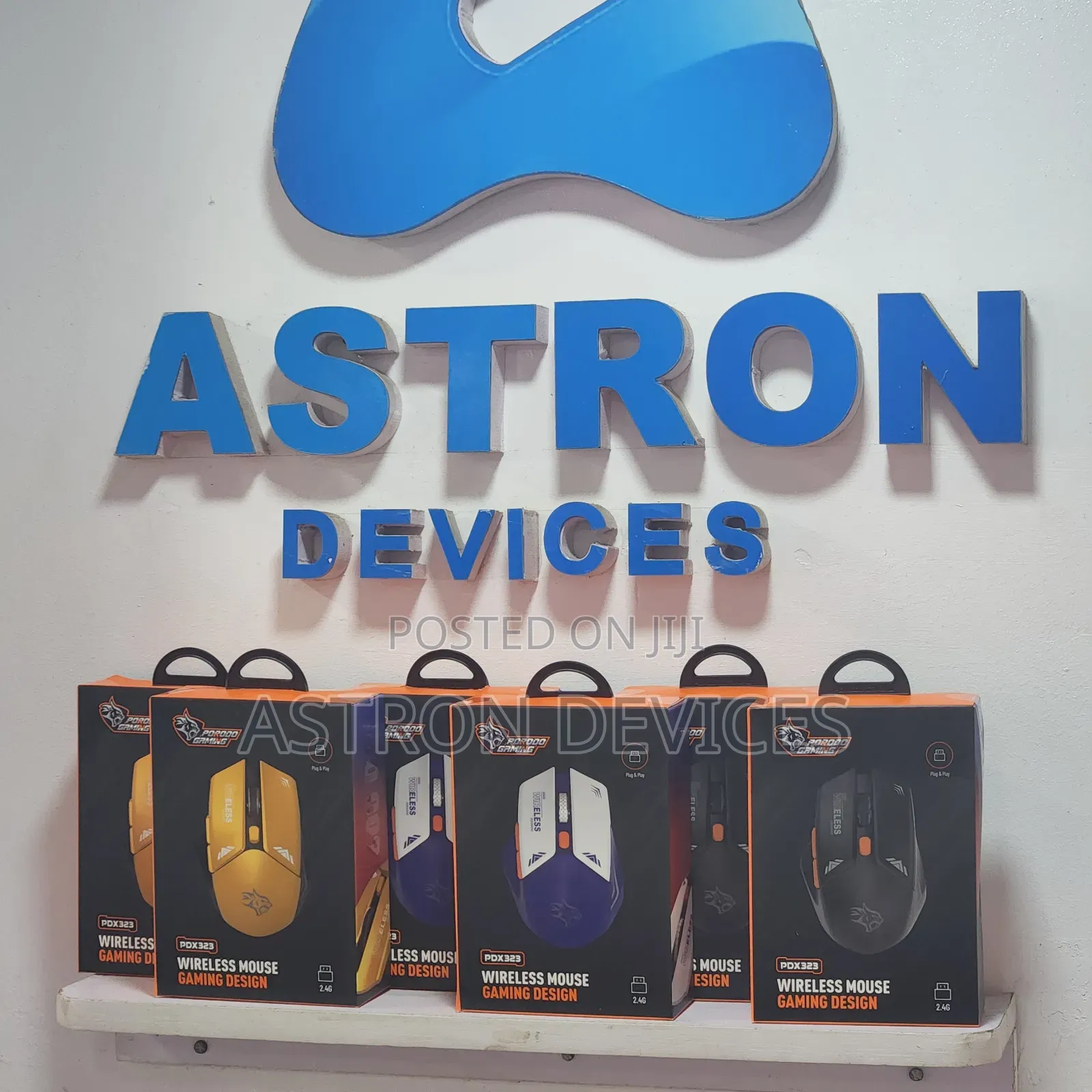 Porodo Gaming Wireless Mouse Gaming Design DPI 1600