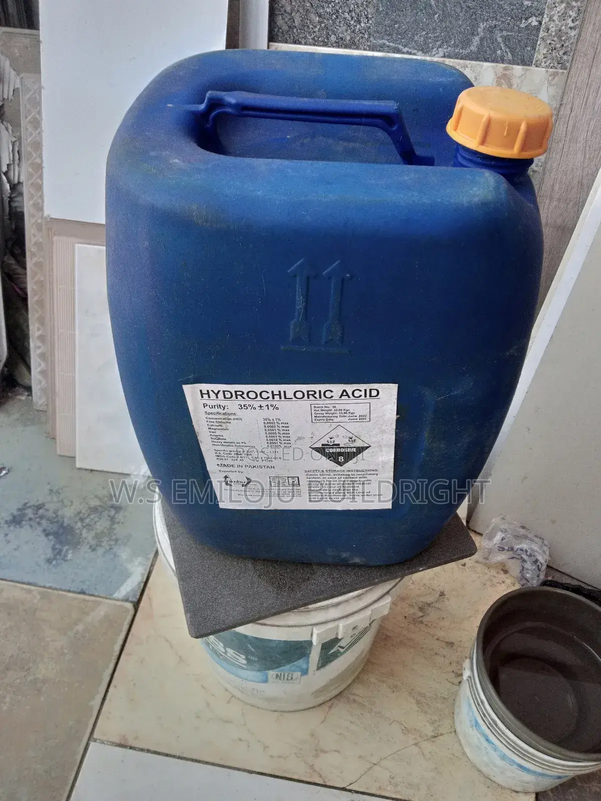 Hydrochloric ACID Chemical for Remover of Hard Substances