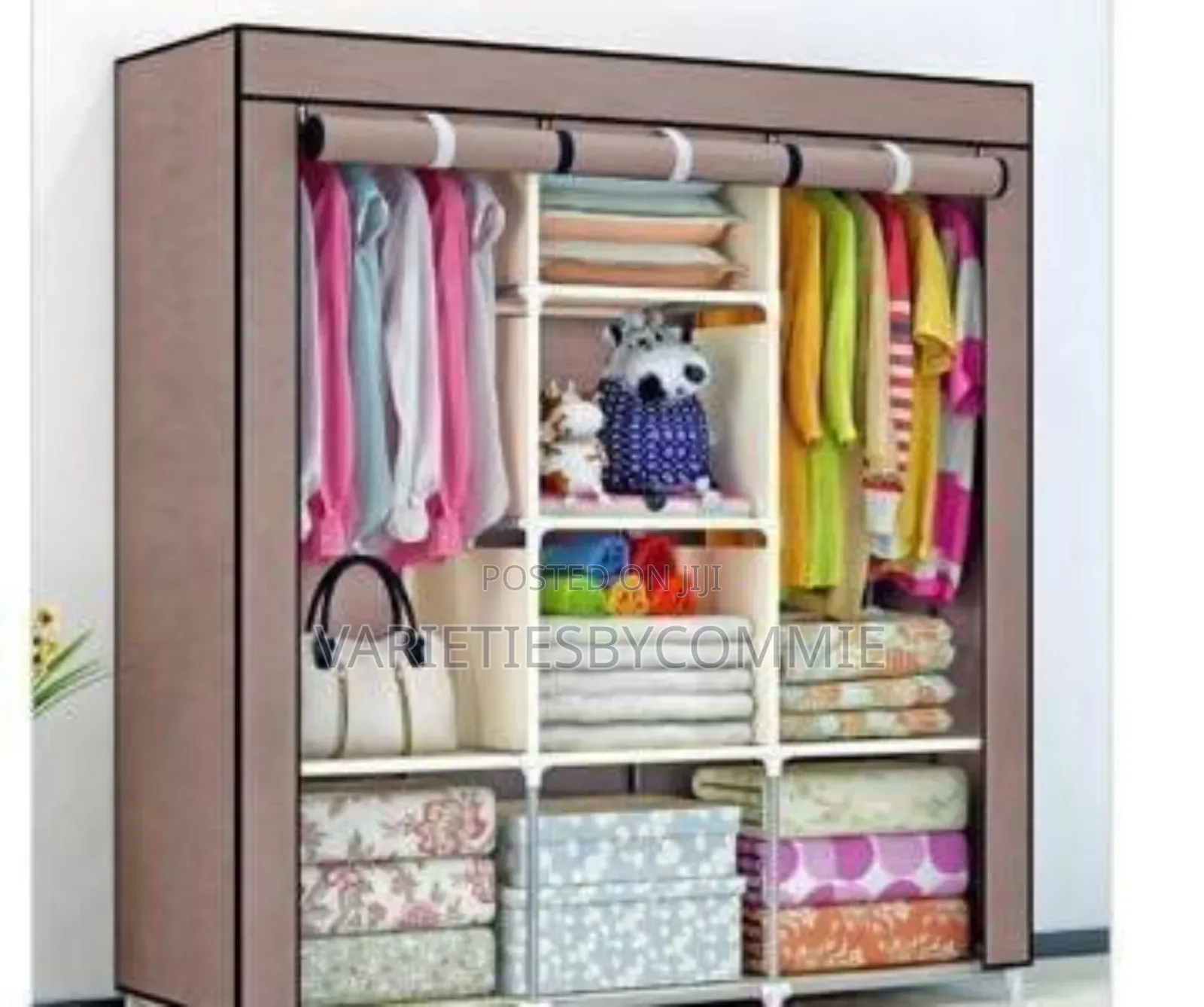 8 Compartments Cloth Storage Wardrobe