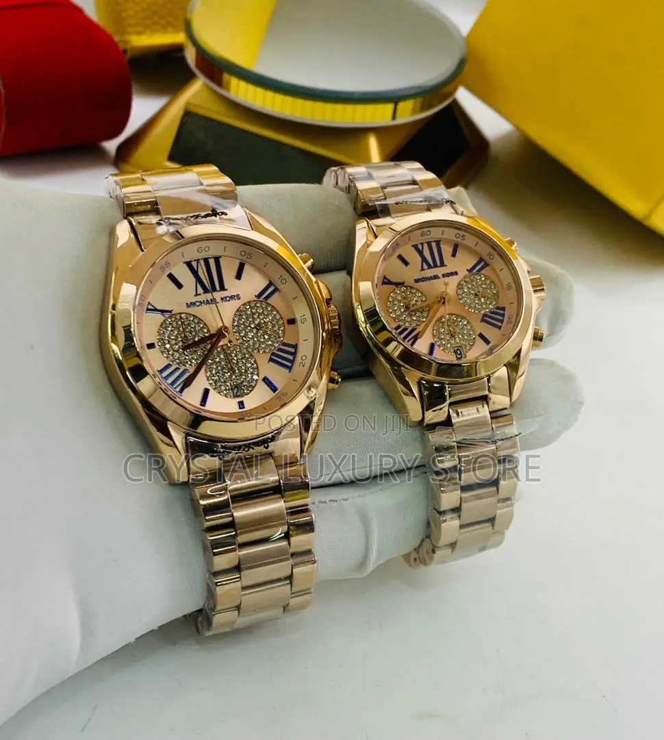 Michael Kors Quality Luxury Couples Set Chain Wristwatch