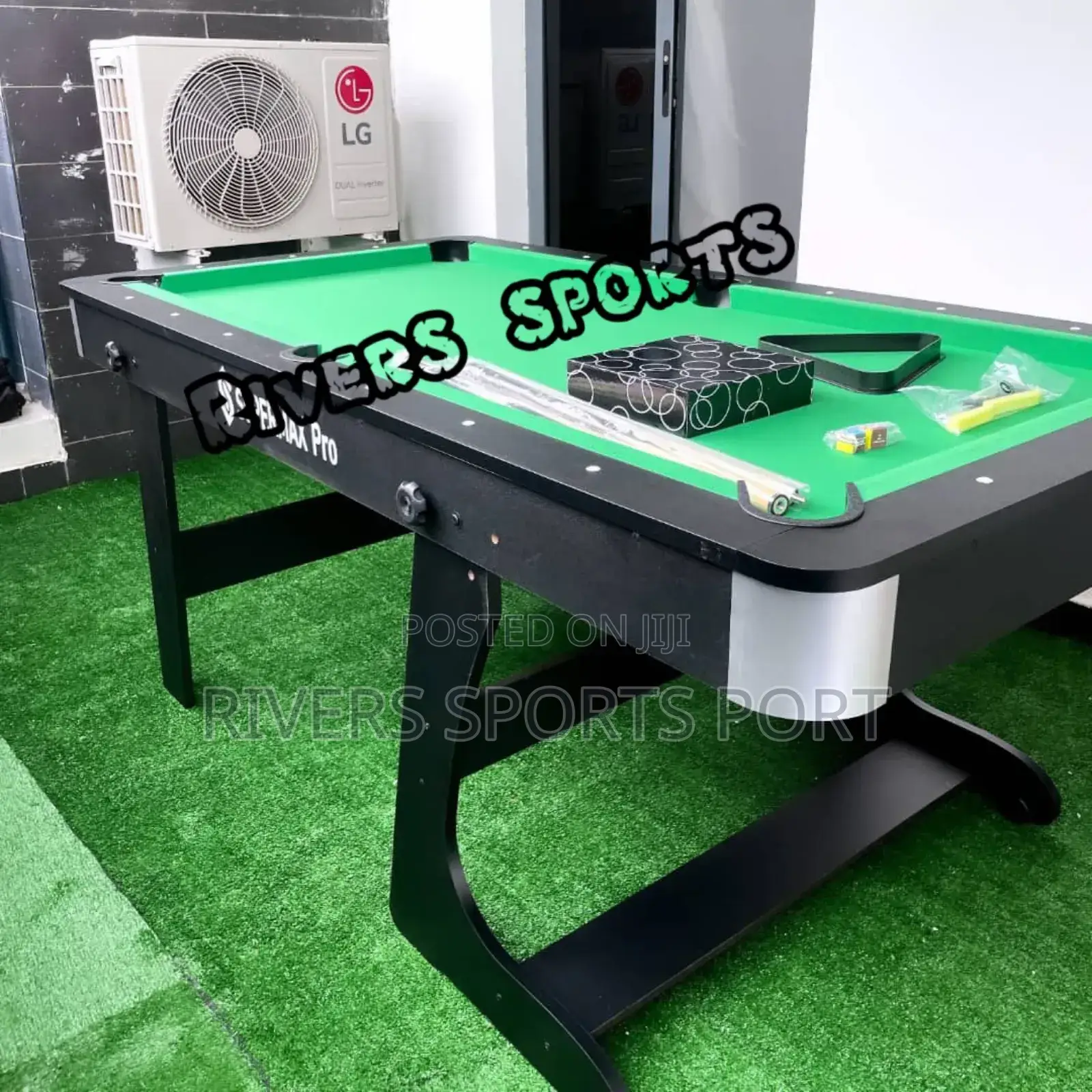 6ft Supermaxpro Foldable Snooker Board Table With Accesories