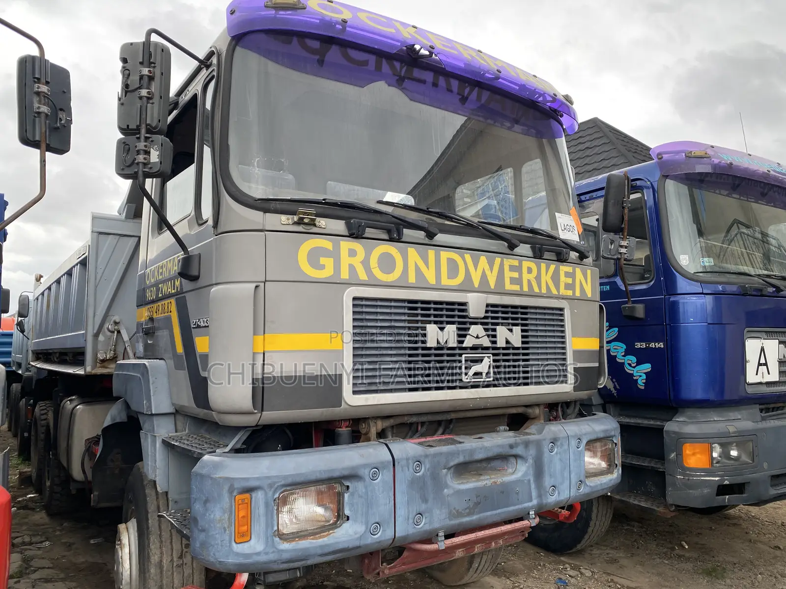 MAN Diesel Tipper 30tons (10 Tyres)
