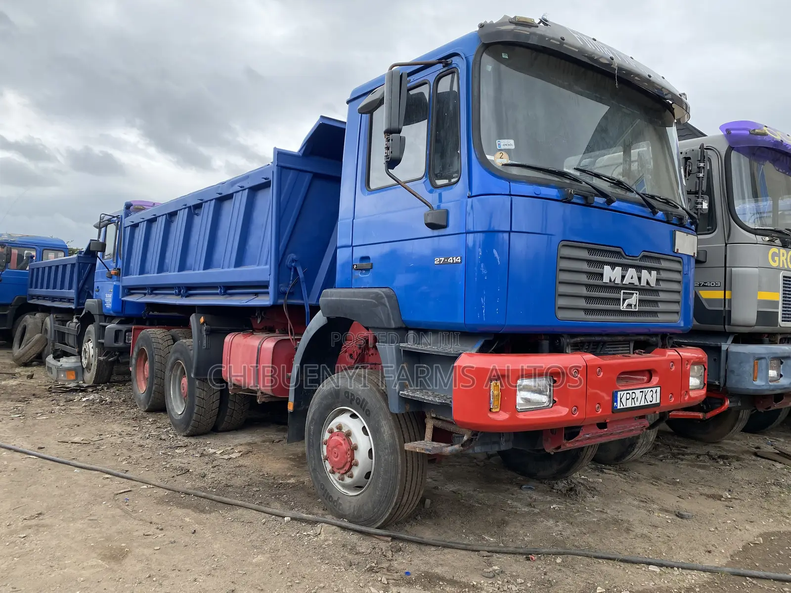 Man Diesel Tipper - 30tons (10 Tyres)
