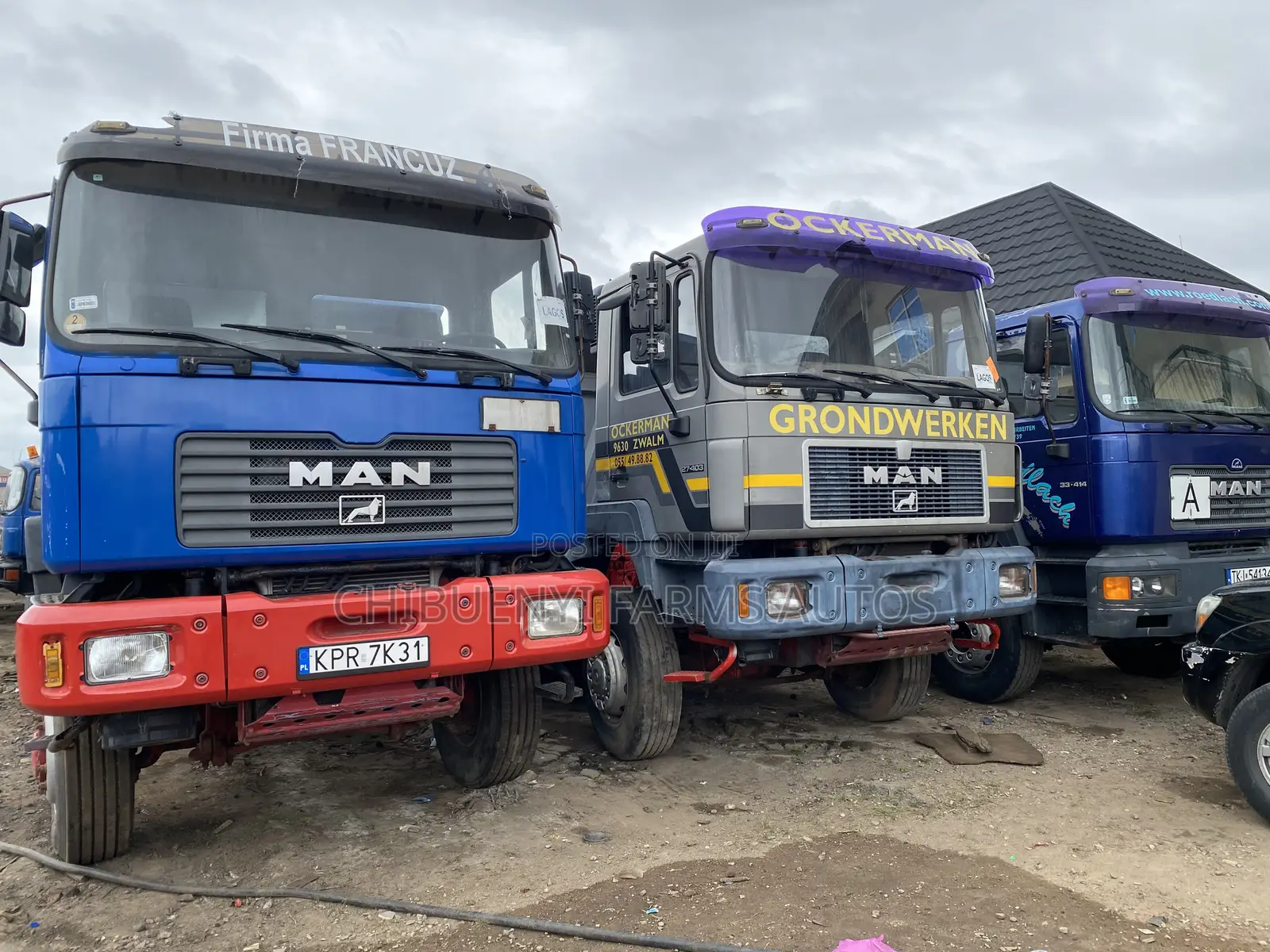 Man Diesel Tipper - 30tons (10 Tyres)