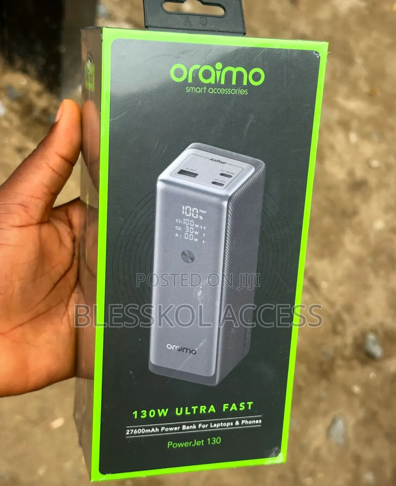 Oraimo Powerjet 130 27600mah 130w Power Bank