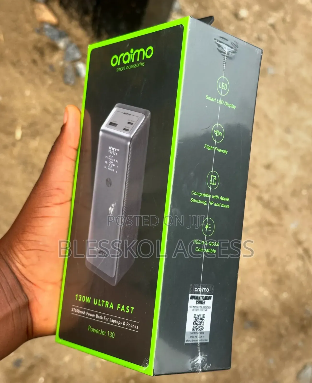 Oraimo Powerjet 130 27600mah 130w Power Bank