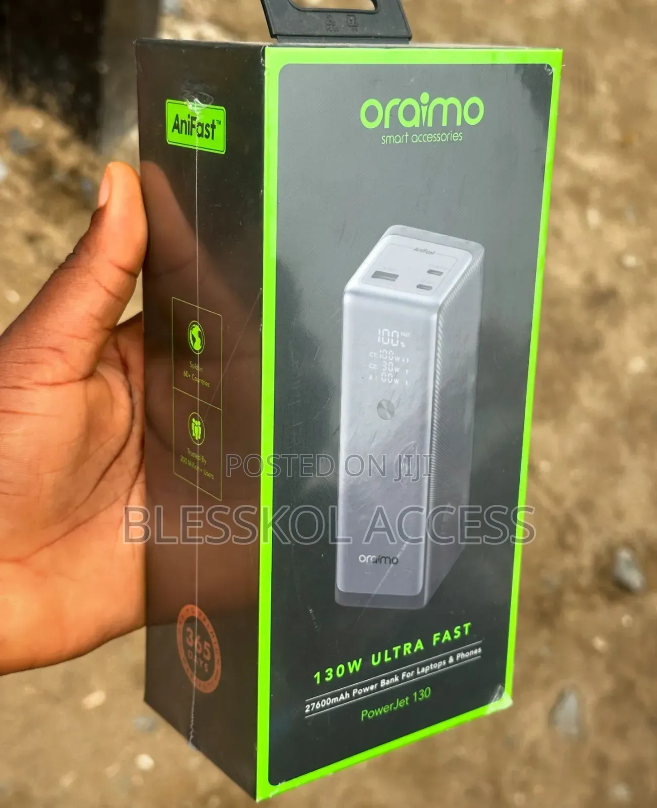 Oraimo Powerjet 130 27600mah 130w Power Bank