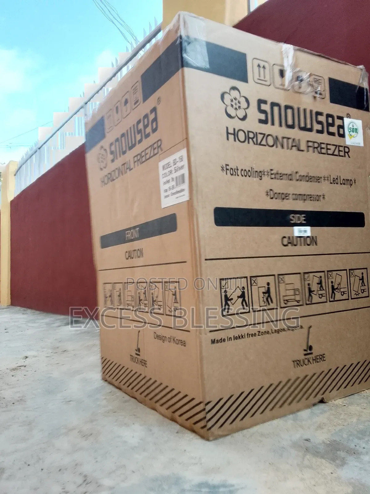 Original Snowsea Freezer (100) Key + External Condenser