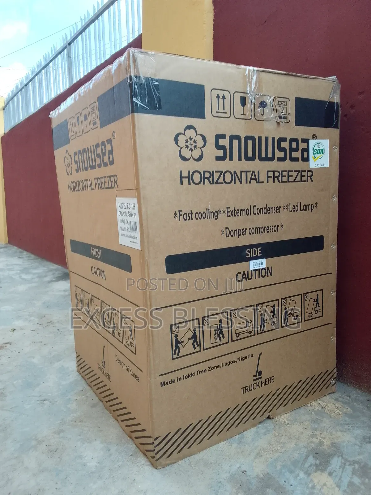 Original 100 Litres Snowsea Silver Chest Freezer(Bd-158