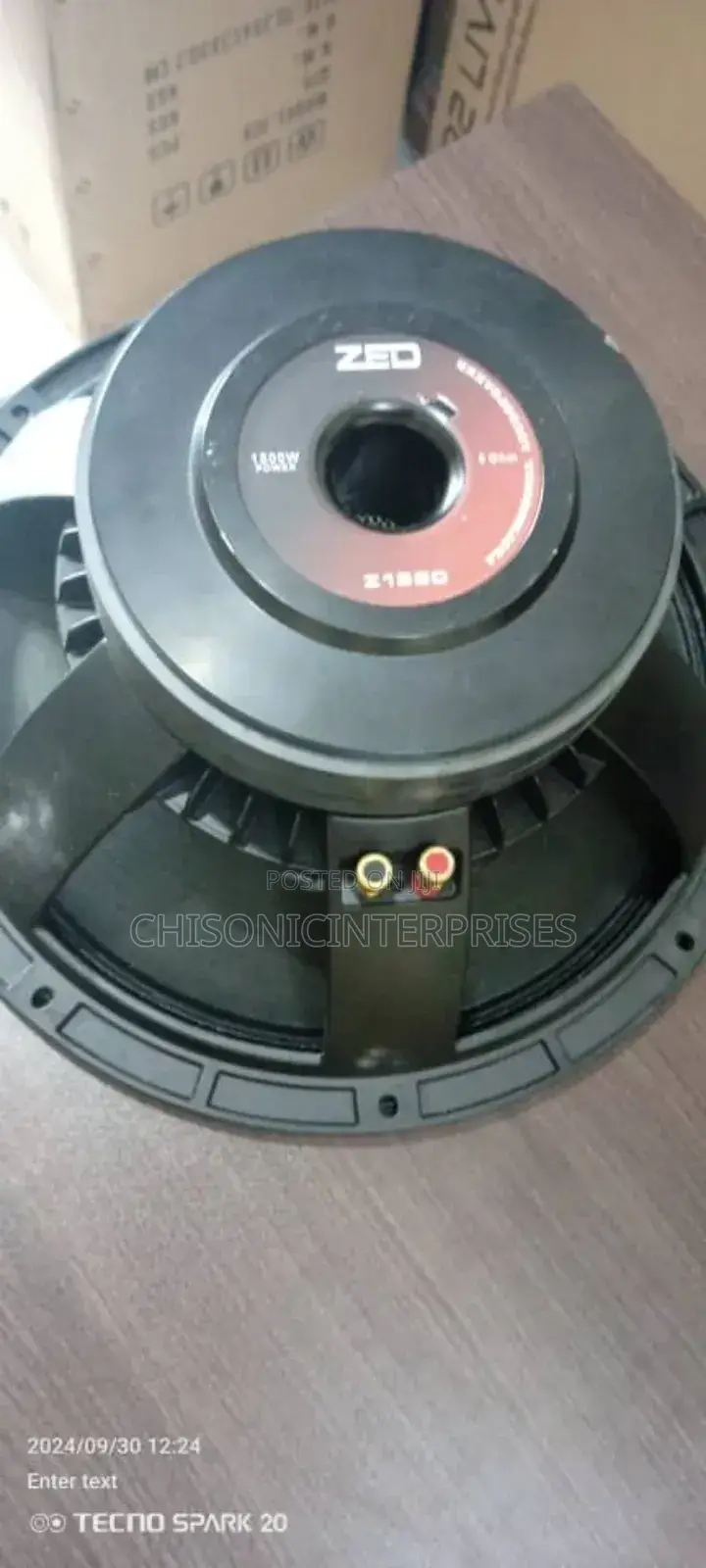 Zed Naked Woofer 15 Inches