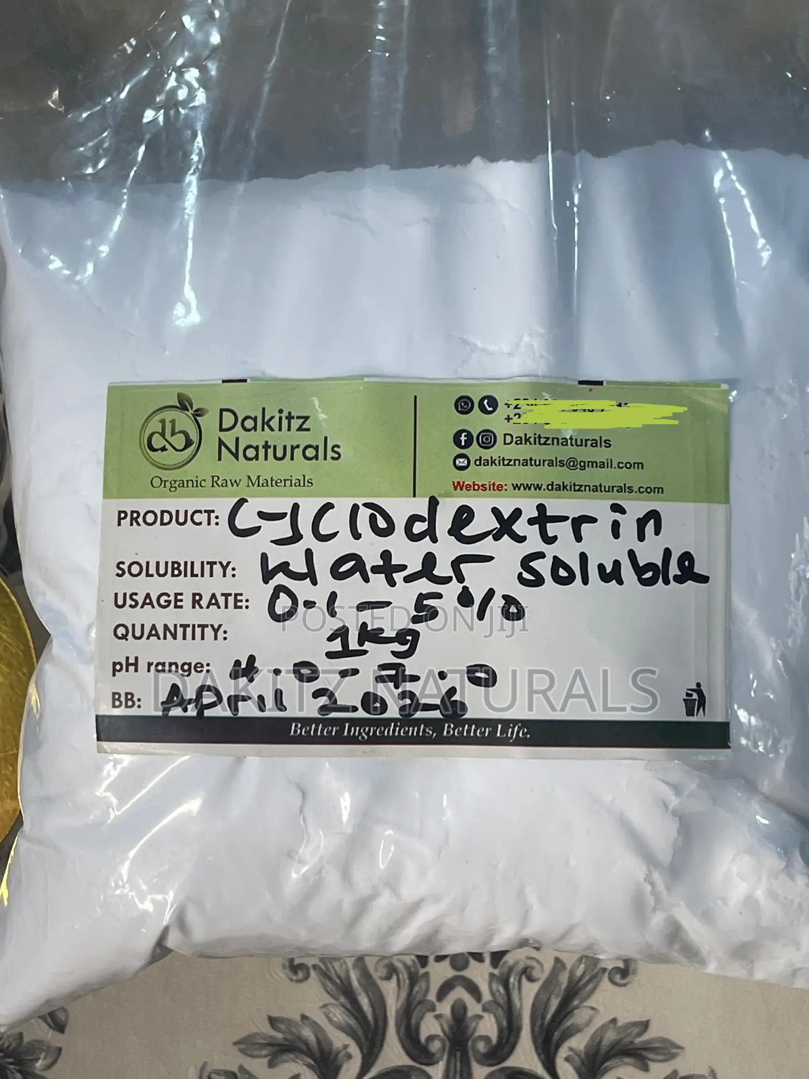 Cyclodextrin Powder 100g