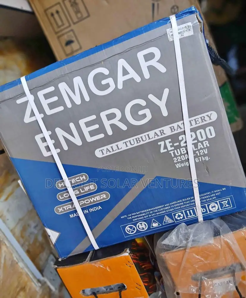 Zemgar Energy Tubular Battery