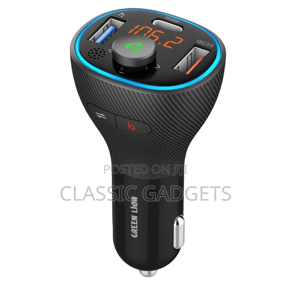 Greenlion Handsfree Car Kit With Built-in FM Transmitter 38w
