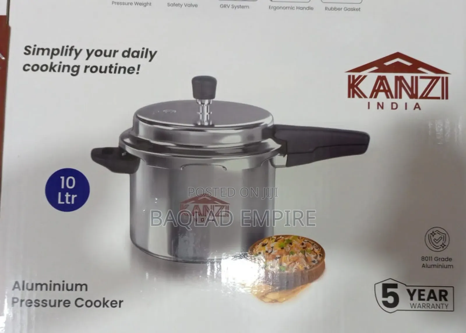 10L Kanzi Pressure Pot/Cooker