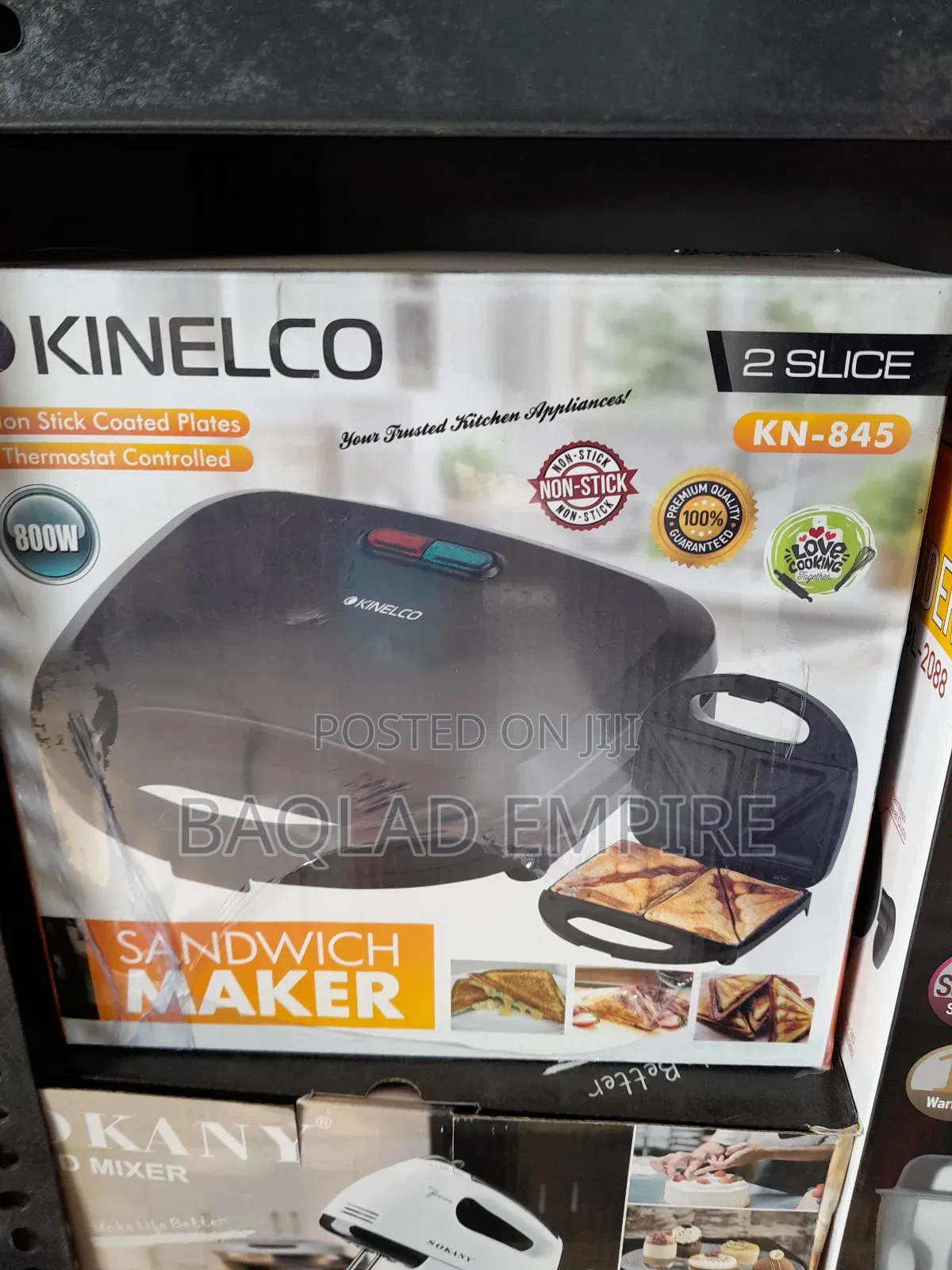 2 Face Kinelco Sandwich Maker