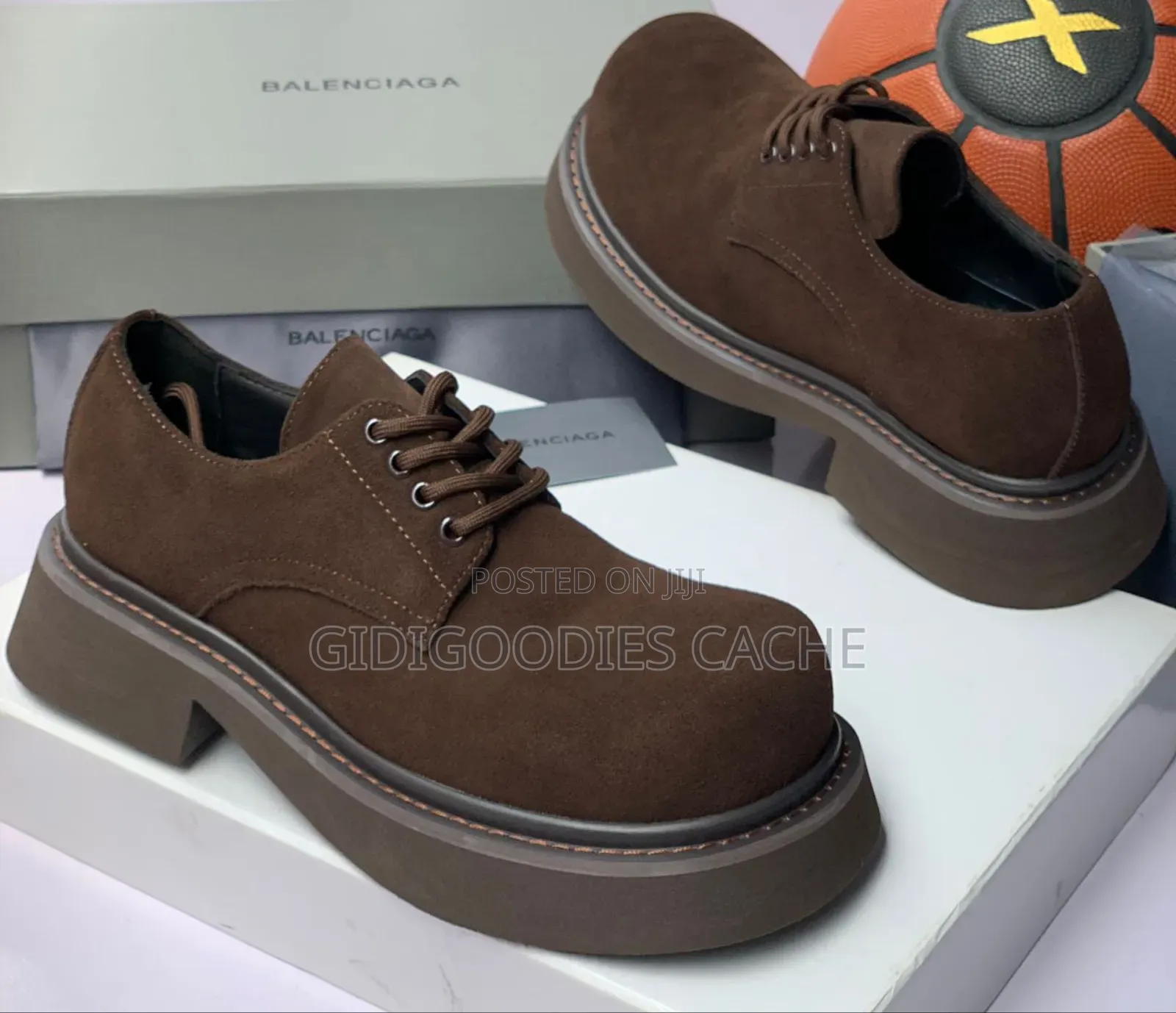 Balenciaga Chunky Suede/Leather Shoes