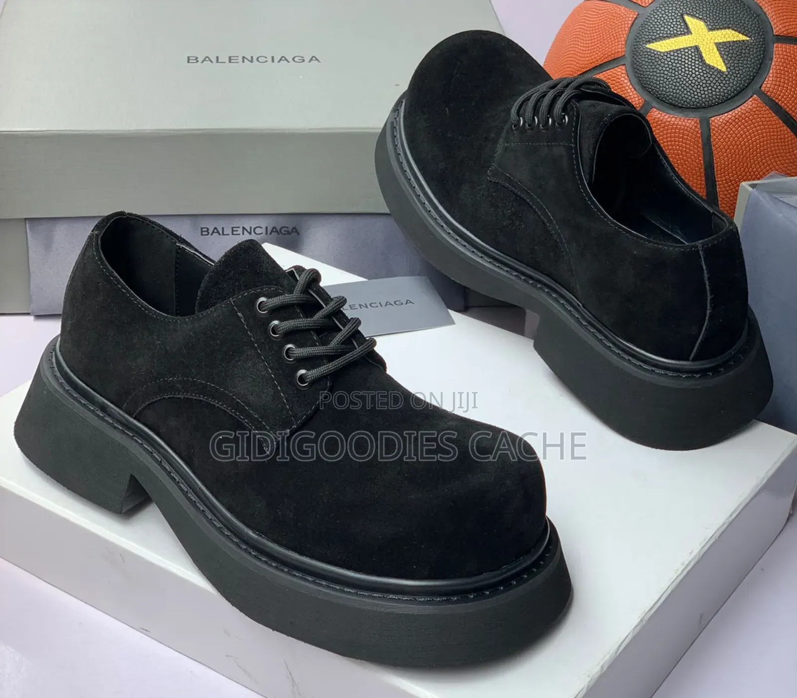 Balenciaga Chunky Suede/Leather Shoes