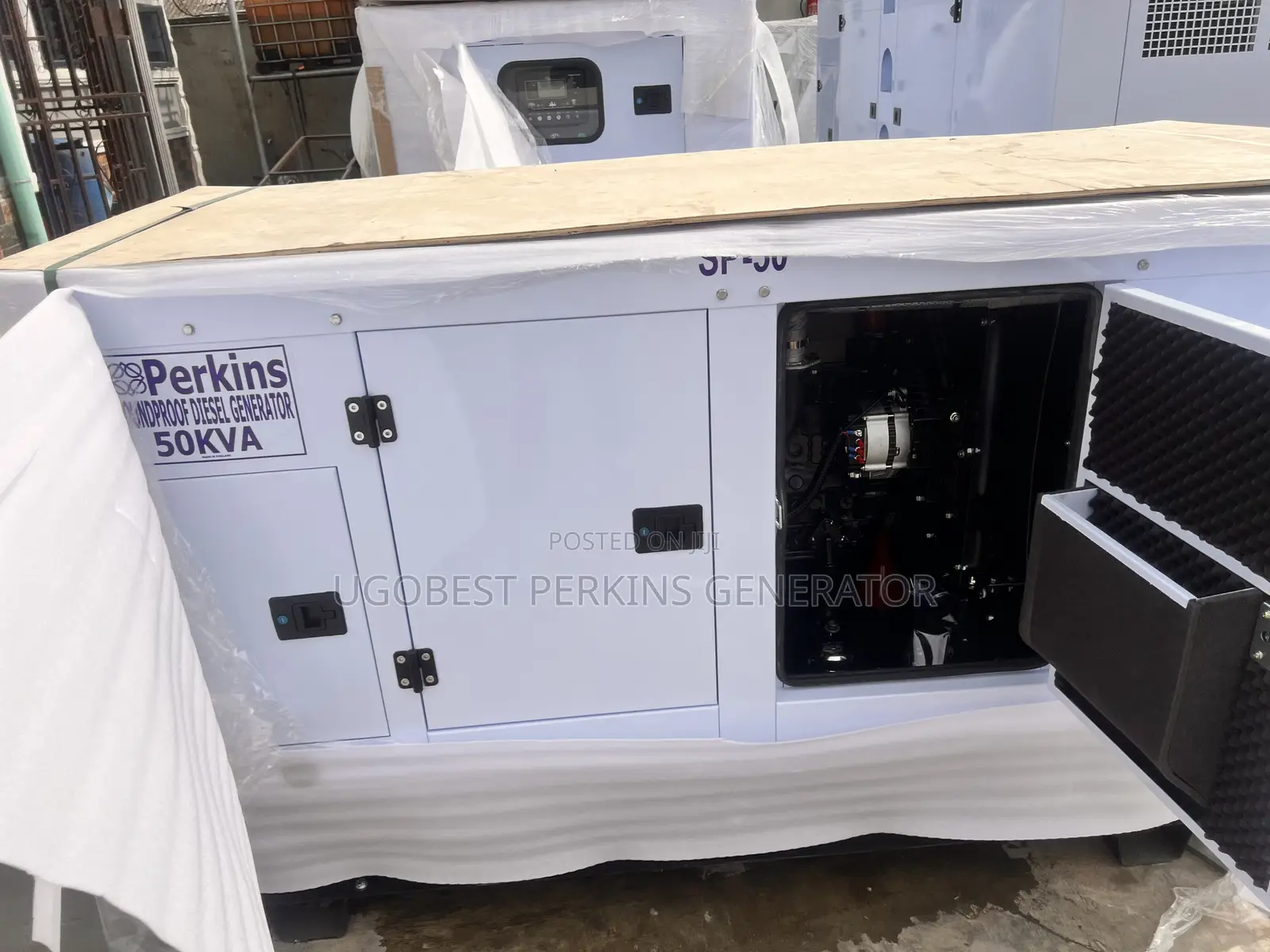 50kva Perkins Generator Soundproof 100% Copper Coil