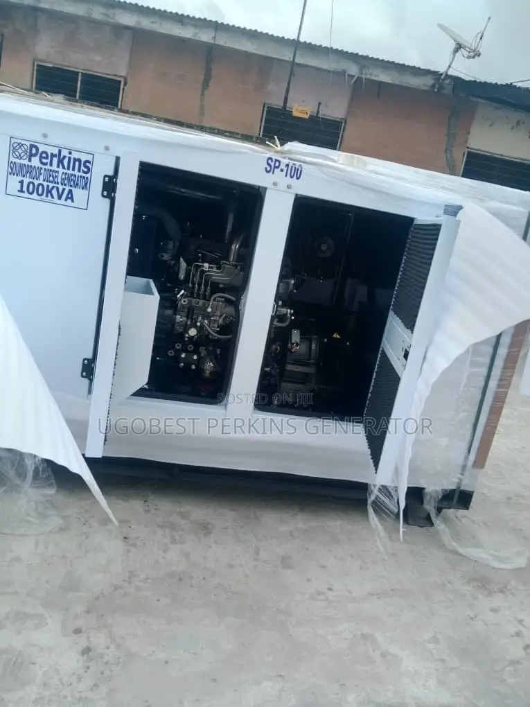 100kva Perkins Generator Soundproof 100% Copper Coil