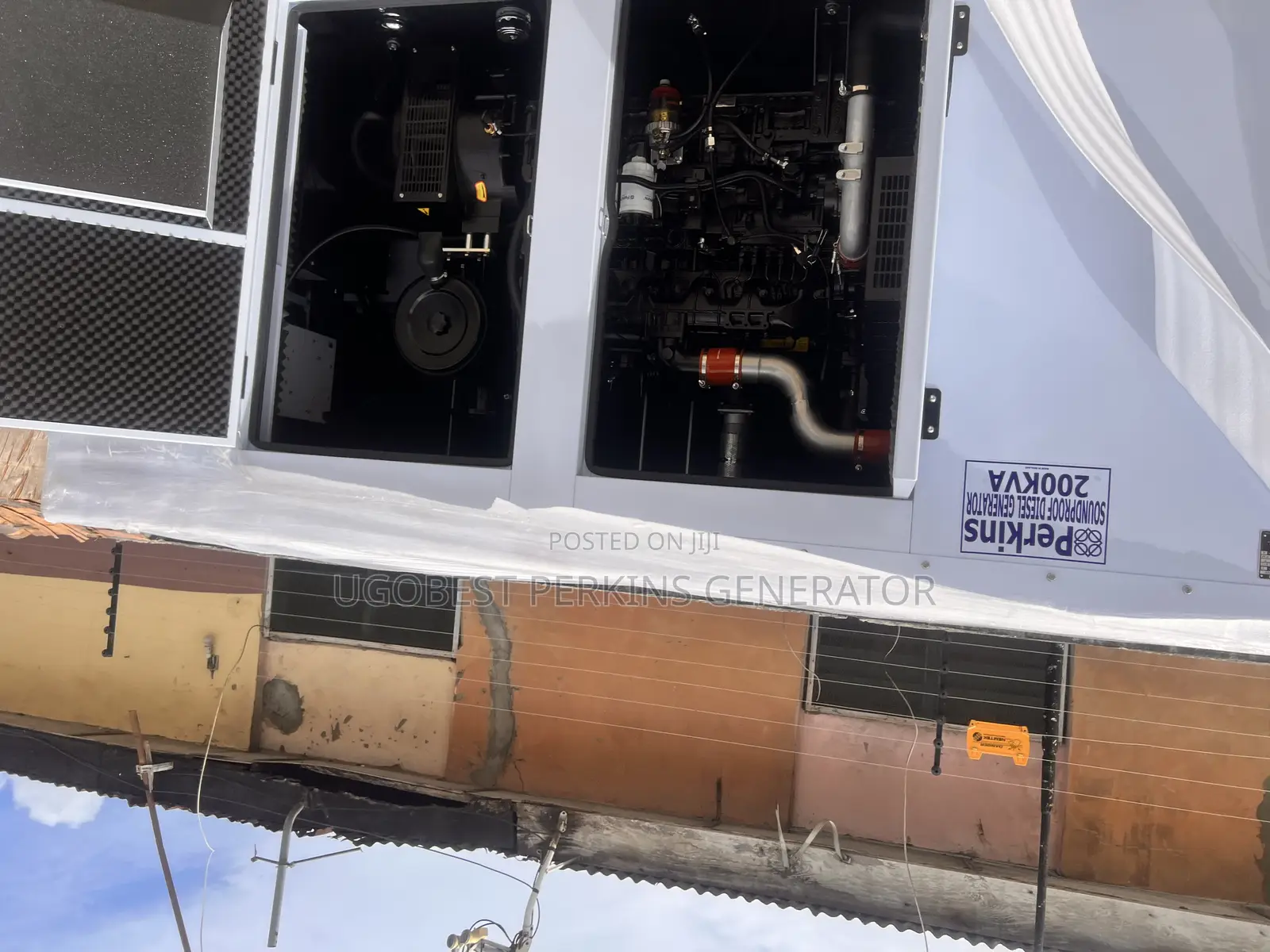 200kva Perkins Generator Soundproof 100% Copper Coil