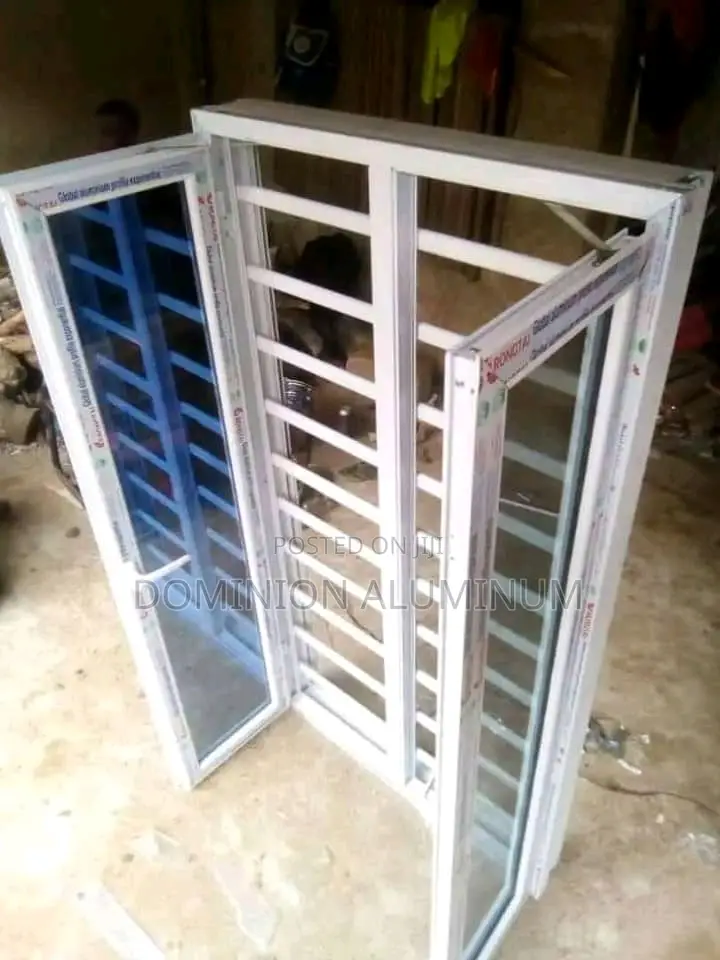 Casement Windows With Blue Glass