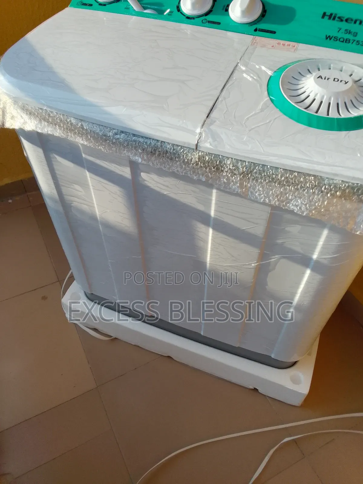 Hisense 7.5kg Top Load Manual Washing Machine(Wsqb753)