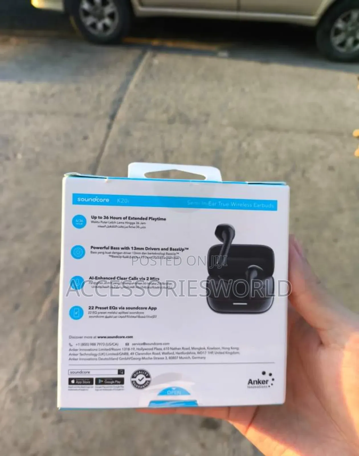 Soundcore by Anker K20i Earbuds With Mic 13mm Drivers TWS Bt
