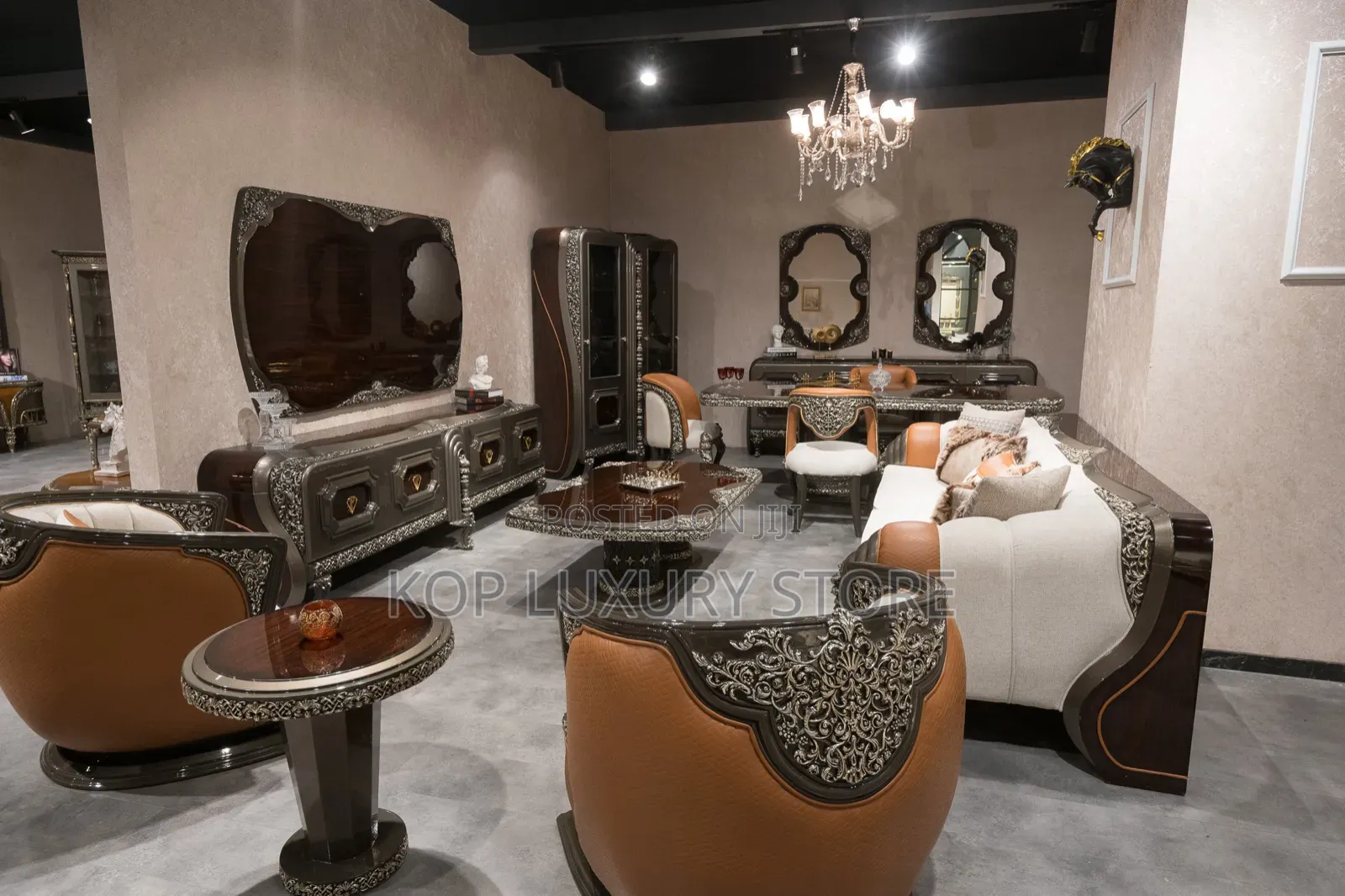A Compelet Set of Palour Chairs