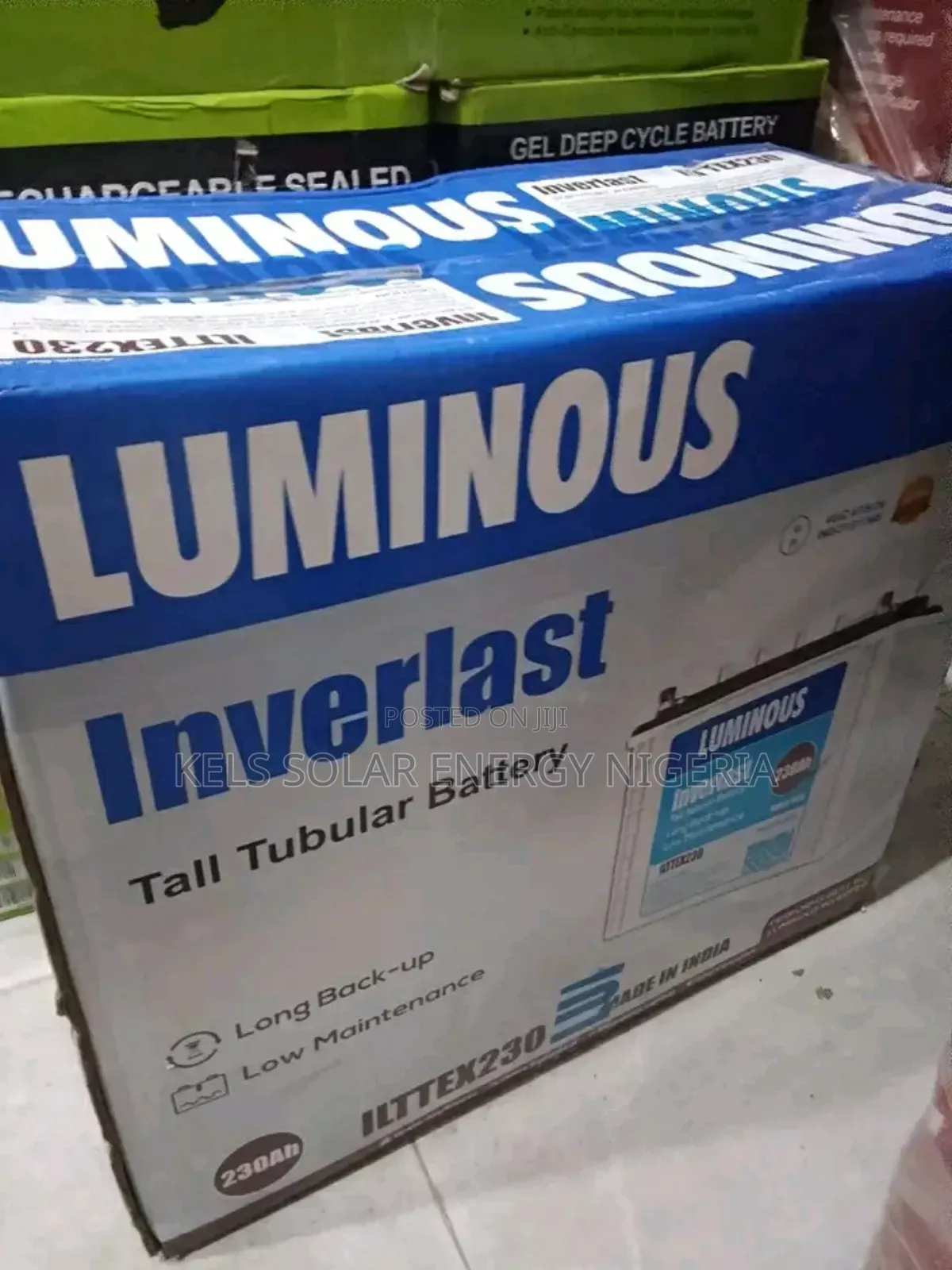 New Order Tall Tubular Lithium230a Inverter Battery