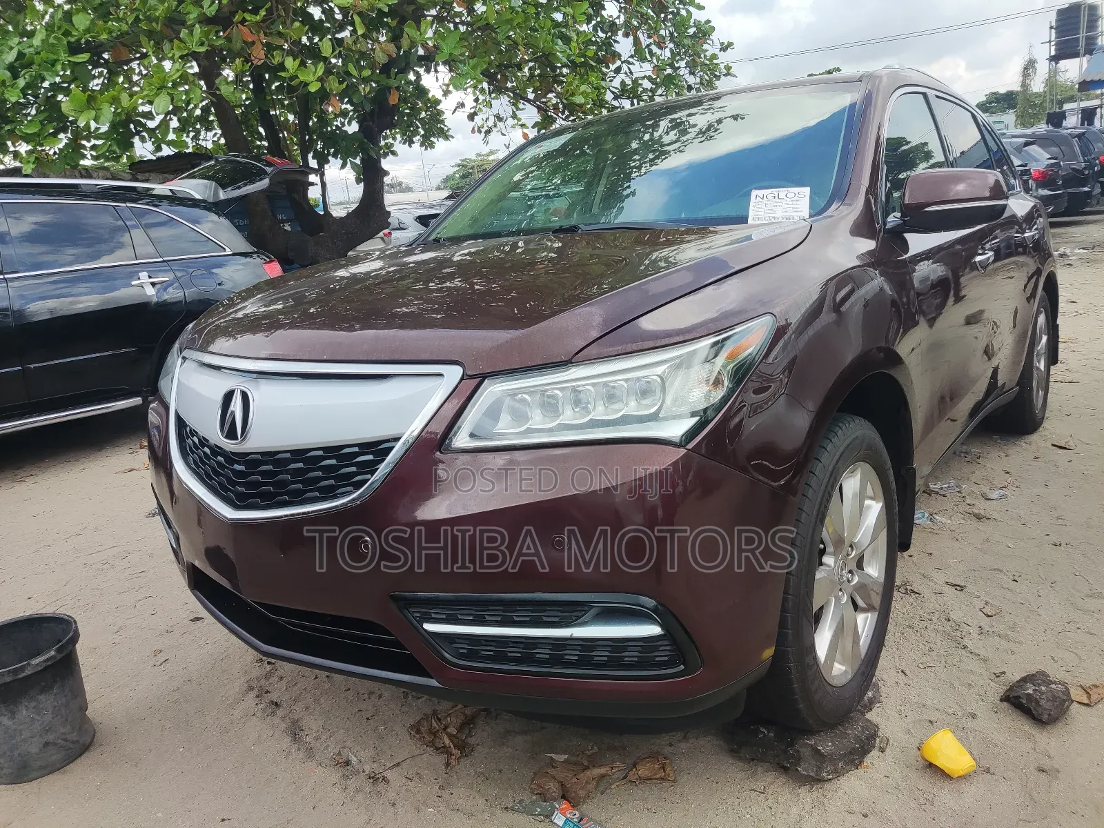 Acura MDX SH 4dr SUV AWD (3.5L 6cyl 9A) 2016 Red